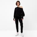 Костюм женский (джемпер, брюки) MINAKU: Casual Collection цвет чёрный, размер 44