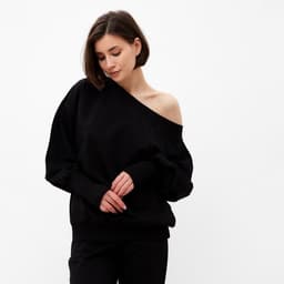 Костюм женский (джемпер, брюки) MINAKU: Casual Collection цвет чёрный, размер 44