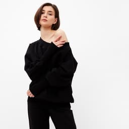 Костюм женский (джемпер, брюки) MINAKU: Casual Collection цвет чёрный, размер 44