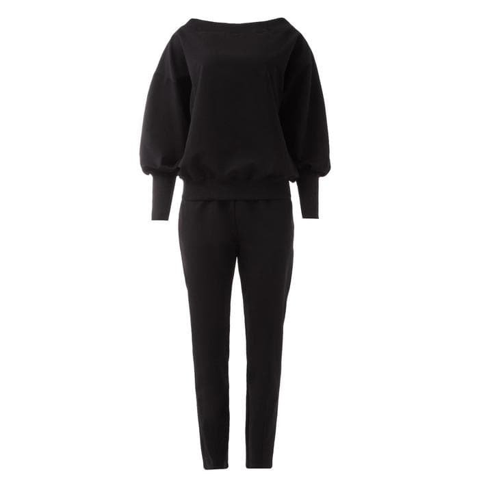 Костюм женский (джемпер, брюки) MINAKU: Casual Collection цвет чёрный, размер 44