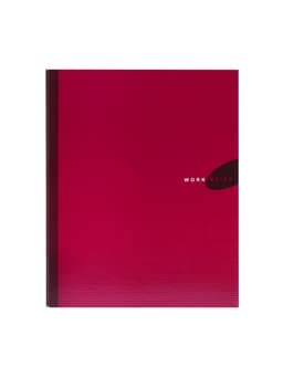 Папка на 4 кольцах А4, ErichKrause Work inside, 35 мм, 1750 мкм, ламинированная, твердая обложка, бордовая