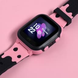 Детские смарт-часы Windigo AM-15, 1.44", 128×128, SIM, 2G, LBS, камера 0.08 Мп, розовые