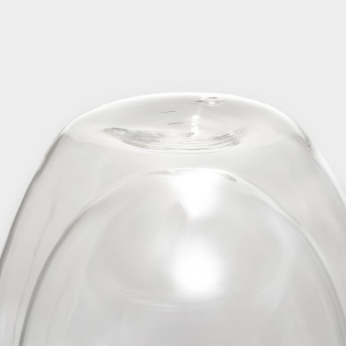 Стакан с двойными стенками Magistro «Поль», 250 мл, 8.3×9 см, стекло, прозрачный