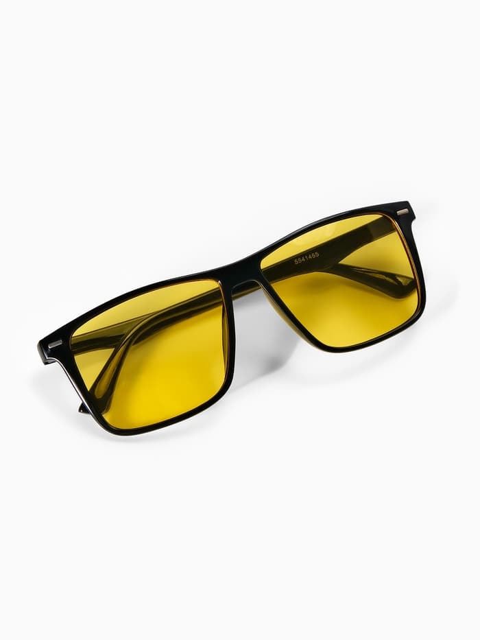 Очки для водителя «Мастер К», антиблик, антифары, чёрный, жёлтый