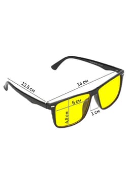 Очки для водителя «Мастер К», антиблик, антифары, чёрный, жёлтый