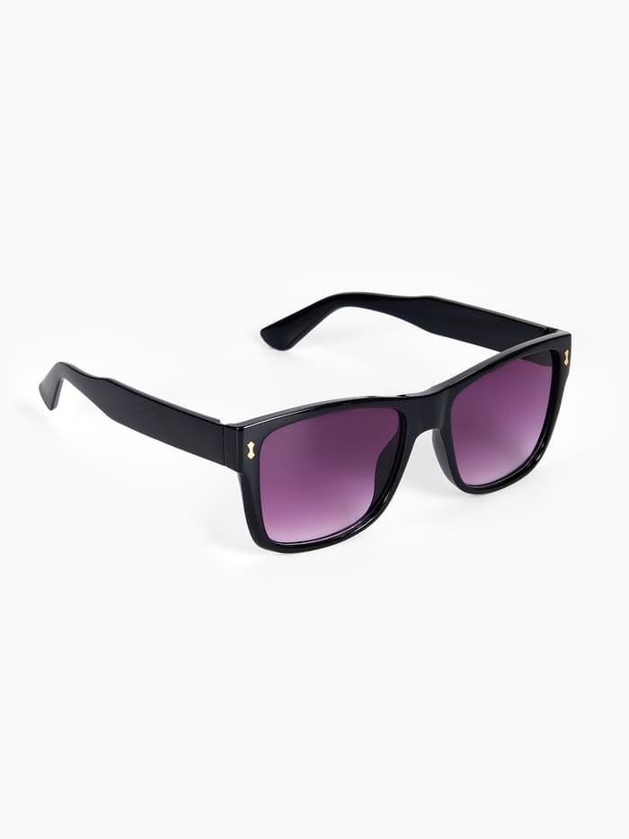 Очки солнцезащитные «OneSun. Wayfarer», линза 5.3×6 см, чёрный, фиолетовый