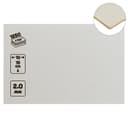 Картон переплётный (обложечный) 2.0 мм, 10×15 см, 1250 г/м², белый