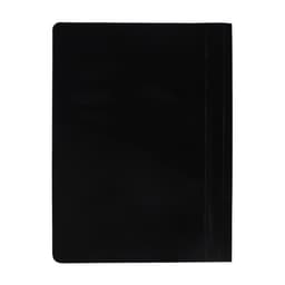 Папка-скоросшиватель Calligrata, А4, 120 мкм, чёрная, прозрачный верх