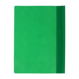 Папка-скоросшиватель Calligrata, А4, 120 мкм, зелёная, прозрачный верх