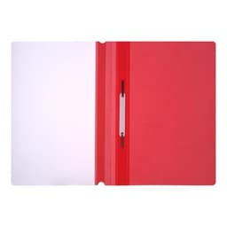 Папка-скоросшиватель Calligrata, А4, 120 мкм, розовая, прозрачный верх