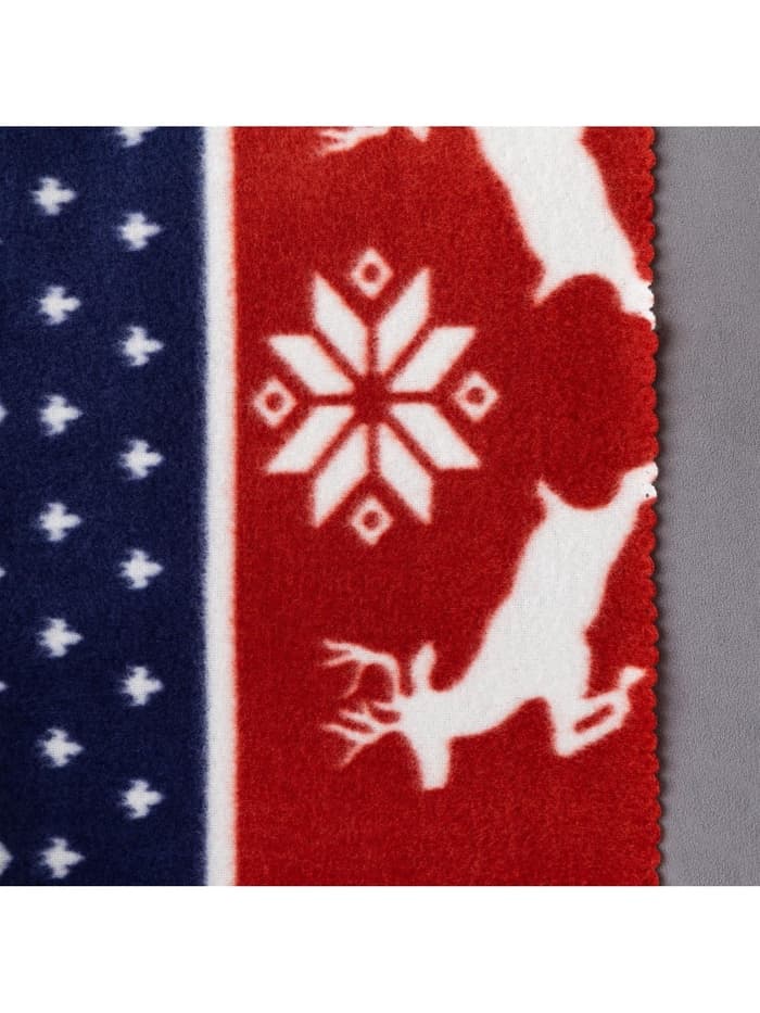 Плед флисовый новогодний «Экономь и Я. Олени», 150×130 см