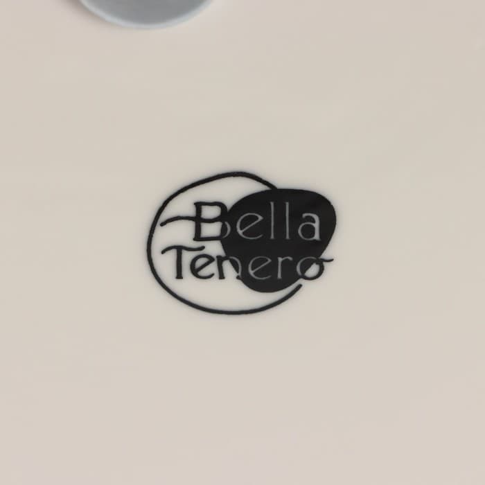 Блюдо 2-х ярусное Доляна «Эстет», d=25/20 см, фарфор, белое