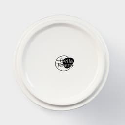 Банка для хранения сыпучих продуктов BellaTenero, 660 мл, d=10.5 см, с бамбуковой крышкой, фарфор, белая