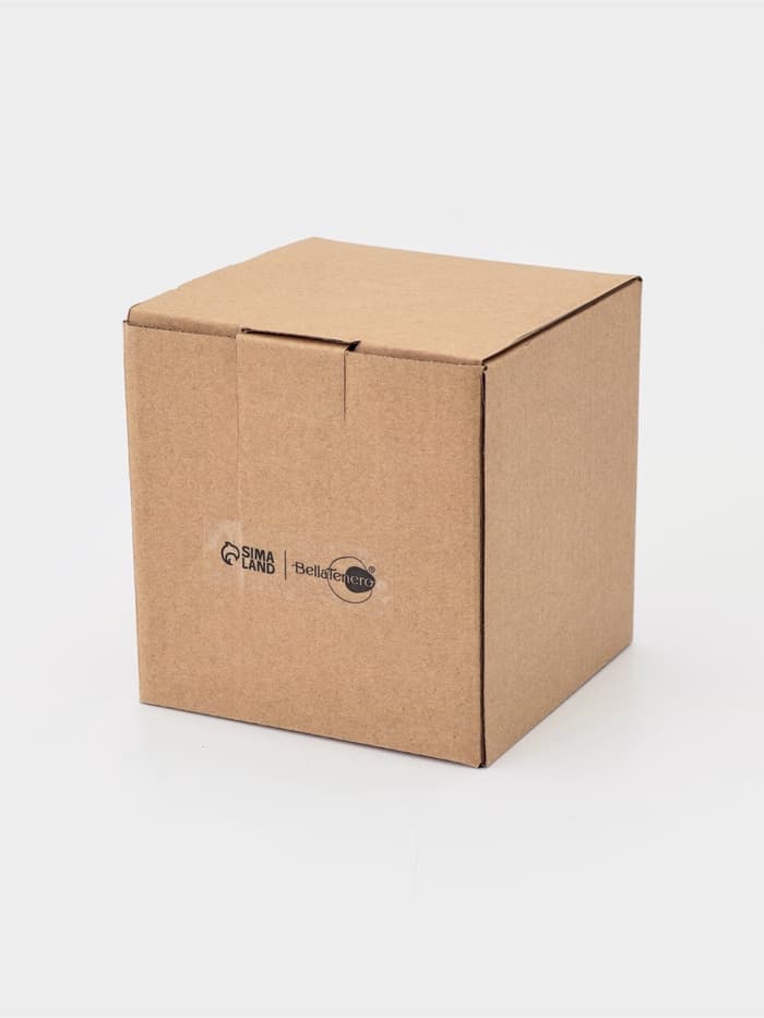 Банка для хранения сыпучих продуктов BellaTenero, 660 мл, d=10.5 см, с бамбуковой крышкой, фарфор, белая