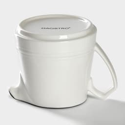 Молочник Magistro «Морской бриз», 250 мл, фарфор, белый