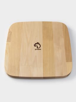 Менажница Доляна, 25×25×1.8 см, 5 секций, квадратная, дерево берёза