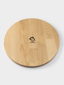 Менажница круглая Доляна, d=27 см, 5 секций, дерево берёза