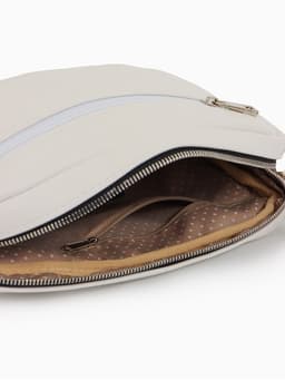 Сумка женская кросс-боди TEXTURA на молнии, 25×6×14 см, белая