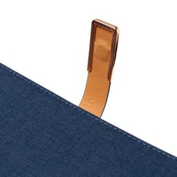 Ежедневник недатированный Calligrata, А5, в линейку, с хлястиком, 100 листов, обложка ПВХ, синий