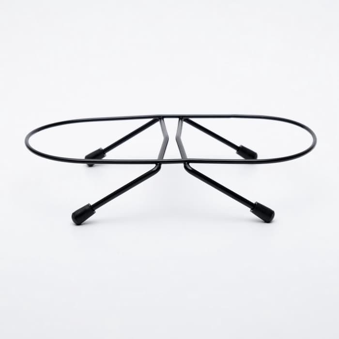 Набор из 2 мисок, 2×100 мл, на чёрной подставке, нержавеющая сталь