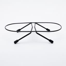 Набор из 2 мисок, 2×100 мл, на чёрной подставке, нержавеющая сталь