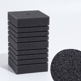 Губка прямоугольная для фильтра турбо № 14, 11×11×20 см, серая