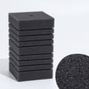 Губка прямоугольная для фильтра турбо № 14, 11×11×20 см, серая