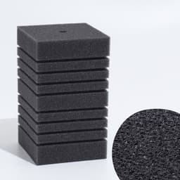 Губка прямоугольная для фильтра турбо № 14, 11×11×20 см, серая