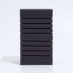 Губка прямоугольная для фильтра турбо № 14, 11×11×20 см, серая