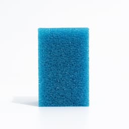 Губка прямоугольная для фильтра № 8, крупнопористая, 8×8×12 см, синяя
