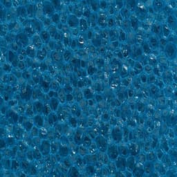 Губка прямоугольная для фильтра № 8, крупнопористая, 8×8×12 см, синяя