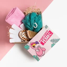 Подарочный набор «Этель. Релакс», полотенце 30×60 см, мочалка, щётка