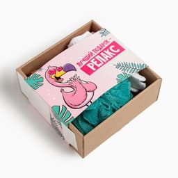 Подарочный набор «Этель. Релакс», полотенце 30×60 см, мочалка, щётка