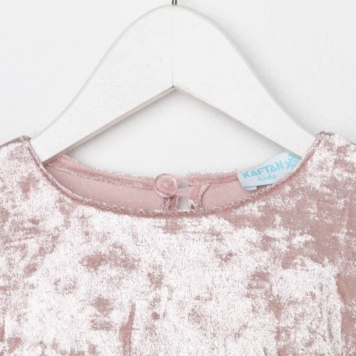 Платье для девочки нарядное KAFTAN «Куколка», розовое, рост 86-92 см