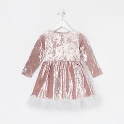 Платье для девочки нарядное KAFTAN «Куколка», розовое, рост 86-92 см