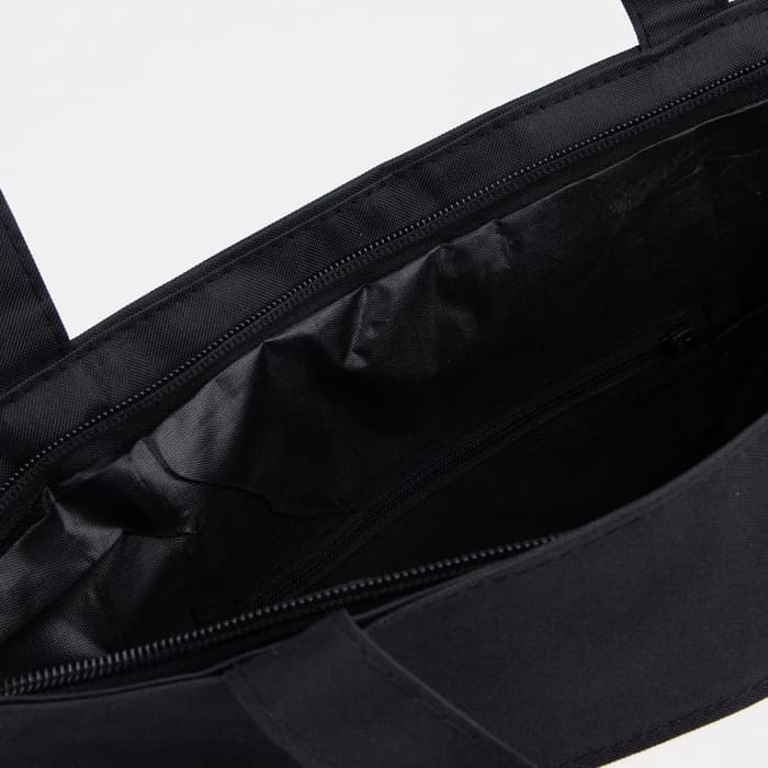 Сумка - шоппер «Котики», на молнии, с подкладкой, 42×9×32 см, чёрный