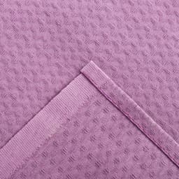 Полотенце вафельное банное Экономь и Я 80×150 см, цвет лаванда, 200 г/м², 100% хлопок