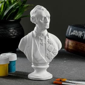 Бюст «Суворов», фигурка гипс, 13×10×5 см