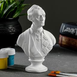 Бюст «Суворов», фигурка гипс, 13×10×5 см