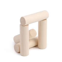 Игра «Городки», биты 2 шт. 56.3×3 см, рюх 5 шт. 10.8×3.5 см