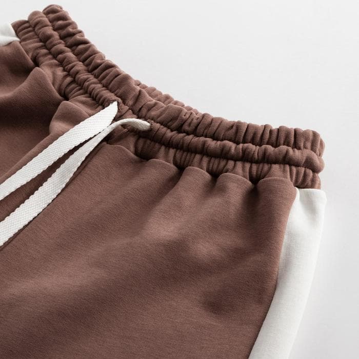 Костюм женский (свитшот, брюки) MINAKU: Casual Collection, размер 42, экрю