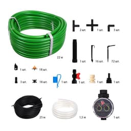 Набор для капельного полива, на 72 растения, с таймером, «Синьор Помидор», PRO