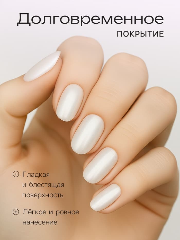 Лак для ногтей с перламутровым эффектом, Jeanmishel Diamond, тон 501, 6 мл