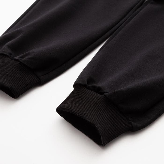 Костюм женский (свитшот, брюки) MINAKU: Casual Collection, размер 42, чёрный