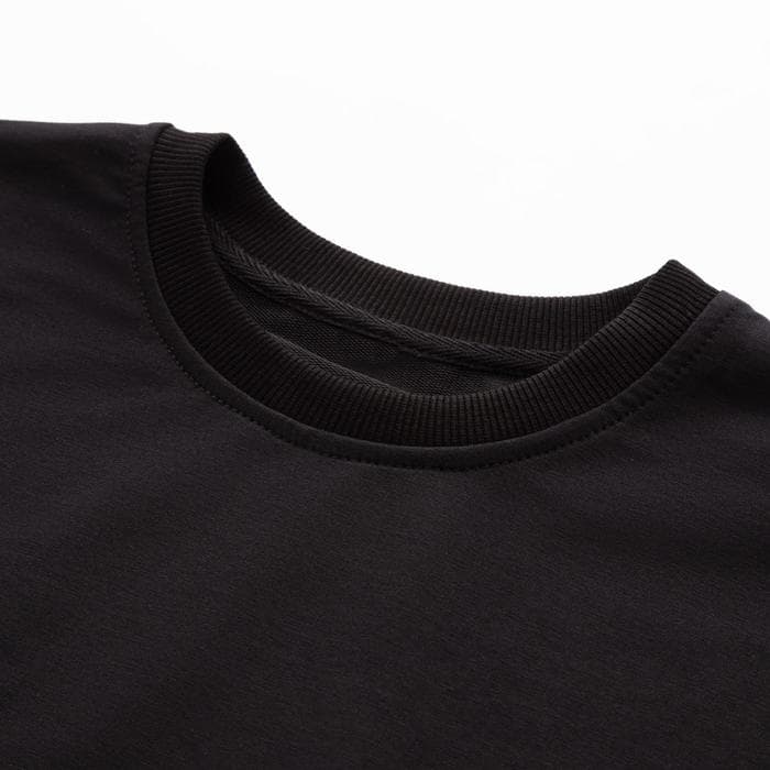 Костюм женский (свитшот, брюки) MINAKU: Casual Collection, размер 42, чёрный