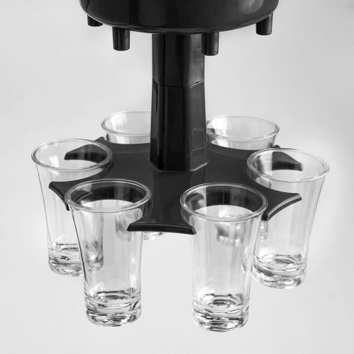 Рюмки набор «Налей всем сразу» 6 штук по 35 мл, горлышко d=10 см