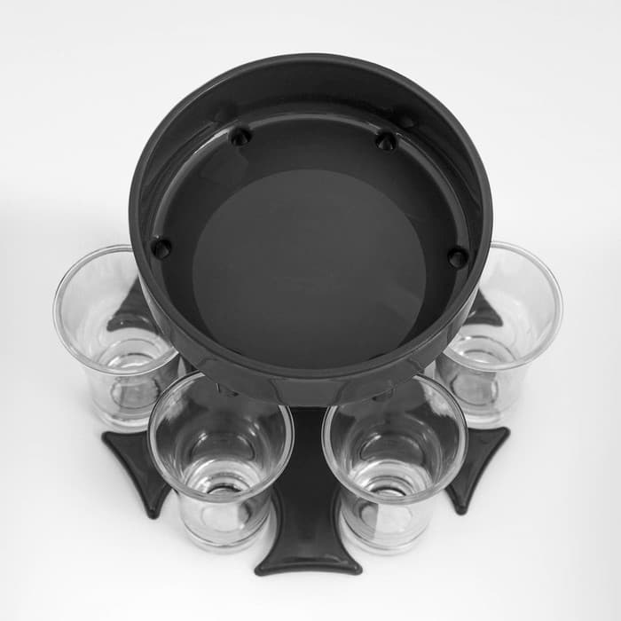 Рюмки набор «Налей всем сразу» 6 штук по 35 мл, горлышко d=10 см