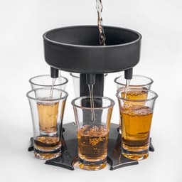 Рюмки набор «Налей всем сразу» 6 штук по 35 мл, горлышко d=10 см