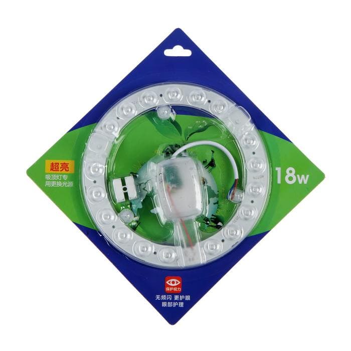 Модуль светодиодный с драйвером, 156 мм, 18 Вт, 1440 Лм, 6500К, 220 В, свечение холодное белое