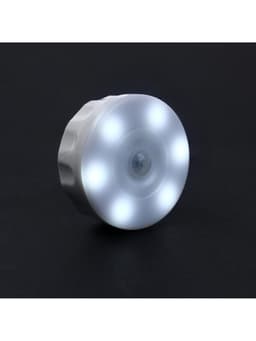 Светильник мебельный светодиодный с датчиком движения, 6 LED, 4 Вт, 6500К, свечение холодное белое